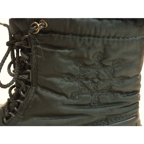 Sorel Black Felt Lined Black Faux Fur Snow Boots, Size 8 (US) - Picture 2 of 10